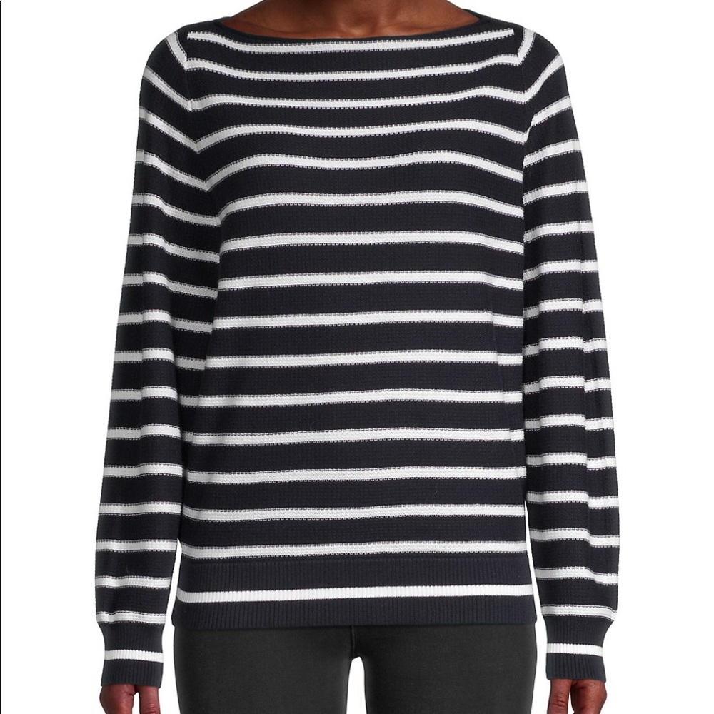 Vince Navy Waffle Knit